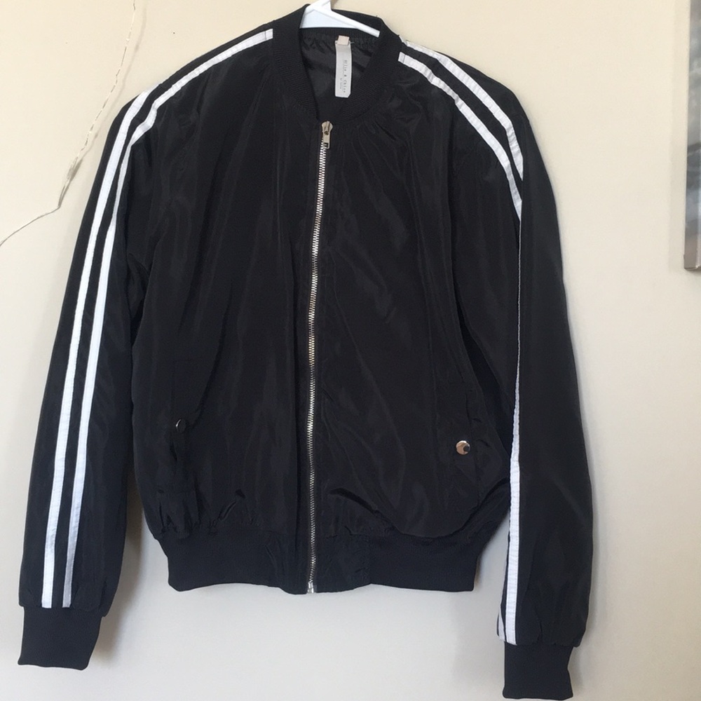 Black Bomber jacket!